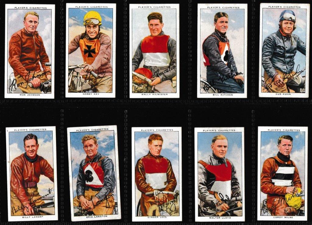 Player (John) - 'Speedway Riders' - (1937) - Complete Set Player (John) - 'Speedway Riders' - (1937) - Complete Set