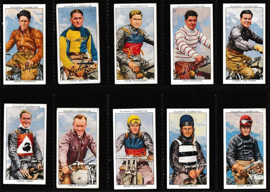 Player (John) - 'Speedway Riders' - (1937) - Complete Set Player (John) - 'Speedway Riders' - (1937) - Complete Set