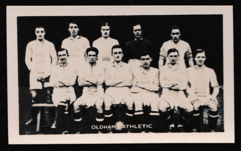 Pluck - 'Famous Football Teams' (1922) - Card #14 - Oldham Athletic Pluck - 'Famous Football Teams' (1922) - Card #14 - Oldham Athletic