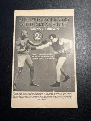 Health & Strength - 'Jack Johnson v Tommy Burns Full Story of the Great Fight' (1909) - Boxing Magazine Health & Strength - 'Jack Johnson v Tommy Burns Full Story of the Great Fight' (1909) - Boxing Magazine