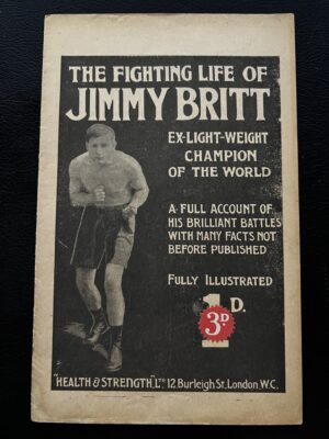 Health & Strength - 'The Fighting Life of Jimmy Britt' (1909) - Boxing Magazine Health & Strength - 'The Fighting Life of Jimmy Britt' (1909) - Boxing Magazine