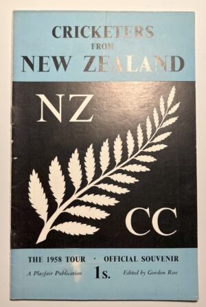 Playfair - 'Cricketers from New Zealand in England' (1958) - Official Tour Programme
