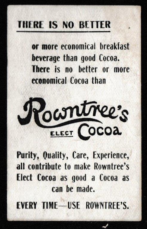 Rowntree & Co - 'Celebrities of 1900 Period' (1900) - Card #19 - W. Rhodes (Yorkshire) Rowntree & Co - 'Celebrities of 1900 Period' (1900) - Card #19 - W. Rhodes (Yorkshire)