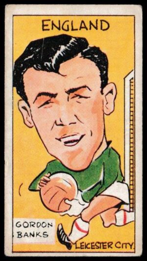 Reddish Maid - 'International Footballers of Today' - Card #16 - Gordon Banks (Leicester City)