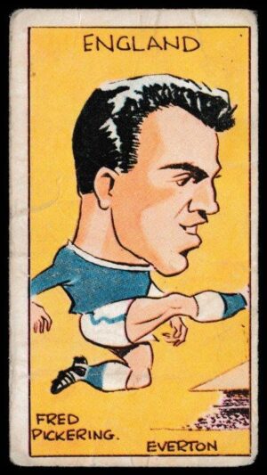 Reddish Maid - 'International Footballers of Today' - Card #19 - Fred Pickering (Everton)