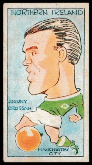Reddish Maid - 'International Footballers of Today' - Card #20 - Johnny Crossan (Northern Ireland)