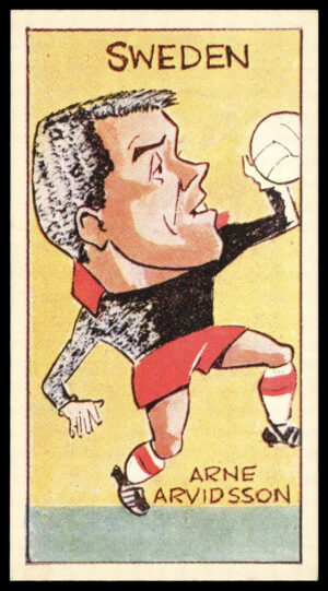 Reddish Maid - 'International Footballers of Today' (1966) - Arne Arvidsson (Sweden)