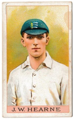 Reeves' Chocolate - J.W. Hearne (Middlesex) -  'Cricketers'  - (1912)