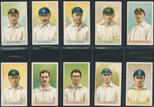 Reeves' Chocolate - 'Cricketers'  Complete Set (1912)