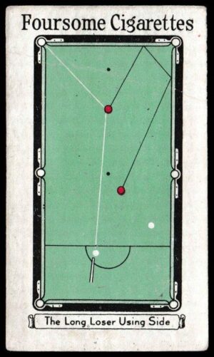 Sinclair (Robert) - 'Billiards by Willie Smith (S1)' (1926) - The Long Loser using Side