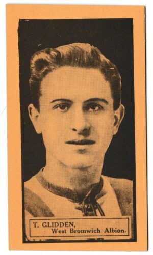 Rover Magazine - 'This Years Top-Form Footballers' (1924) - Card #9 - T. Glidden (West Bromwich Albion) Rover Magazine - 'This Years Top-Form Footballers' (1924) - Card #9 - T. Glidden (West Bromwich Albion)