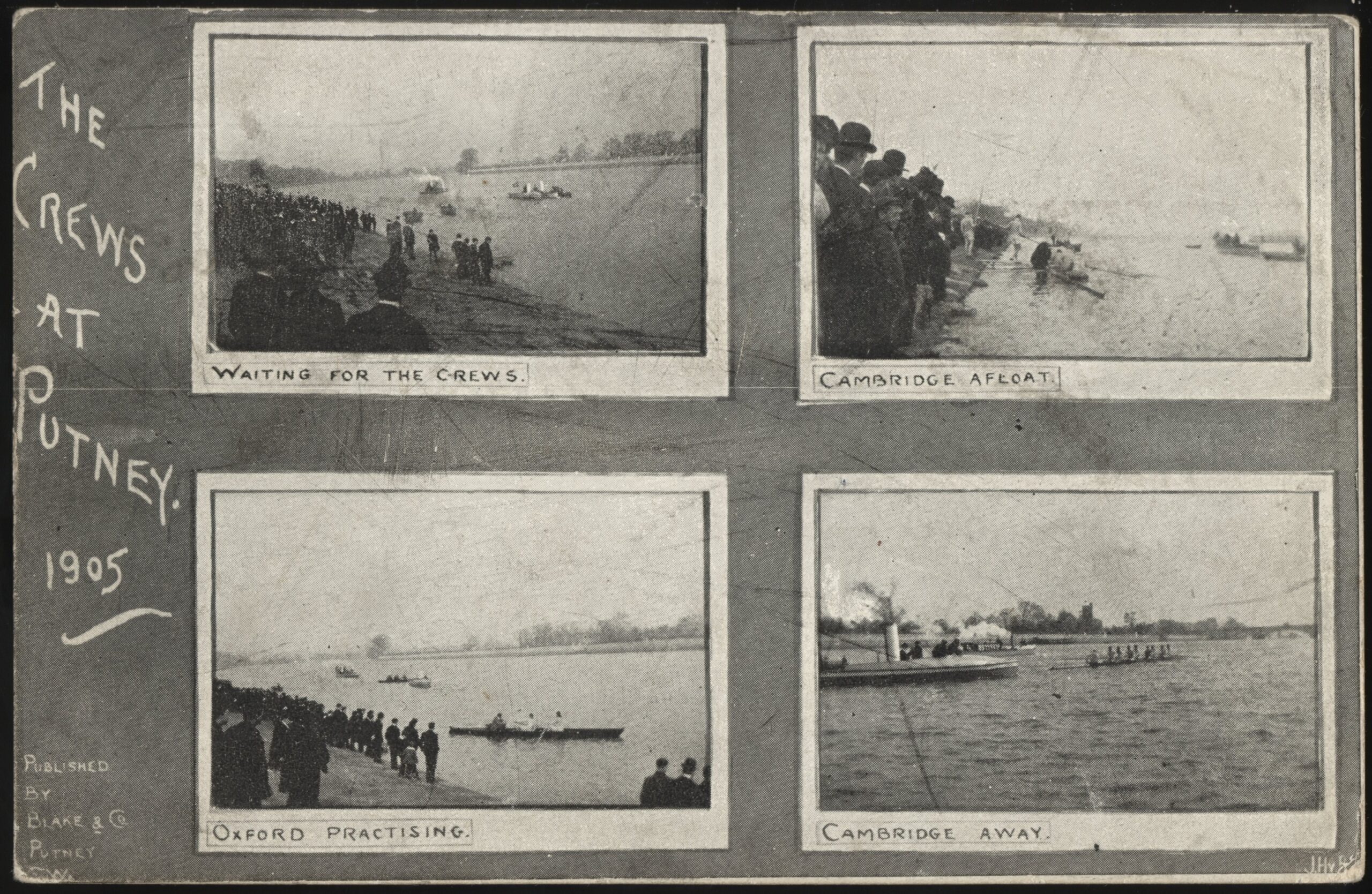 Putney Rowing Print Blake & Co – ‘The Crews at Putney Rowing’ (1905) – Used Postcard – CardHawk