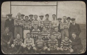 Real Photo - 'Seedleys Past Rugby Team' (Undated) - Unused Rugby Postcard
