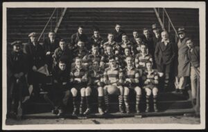 Real Photo - 'Team Signed' () - Unused Rugby Postcard