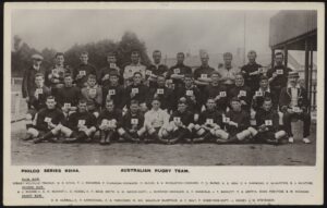 Philco - 'Australian Rugby Team' (1909) - Unused Postcard