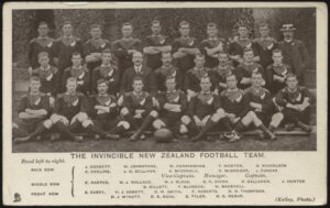 Tuck's - 'The Invincible New Zealand Rugby Team' (1905) - Unused Postcard
