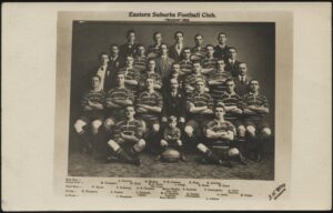Real Photo - 'Eastern Suburbs Football Club "Seniors" - Brisbane 1912' (Undated) - Unused Postcard
