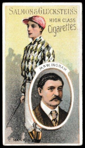Salmon & Gluckstein - 'Owners & Jockeys' (c1900) - C. Martin - Mr. W. Ingram **PSA4**