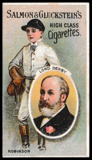 Salmon & Gluckstein - 'Owners & Jockeys' (c1900) - Robinson - Lord Derby