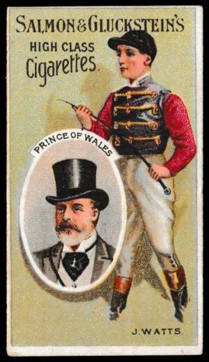 Salmon & Gluckstein - 'Owners & Jockeys' (c1900) - J. Watts - Prince of Wales