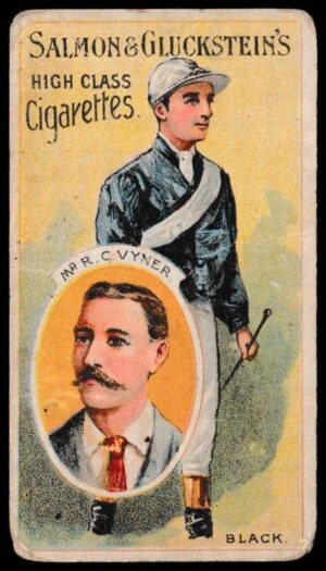 Salmon & Gluckstein - 'Owners & Jockeys' (c1900) - Black - Mr. R.C. Vyner