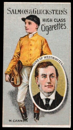 Salmon & Gluckstein - 'Owners & Jockeys' (c1900) - M. Cannon - Duke of Westminster