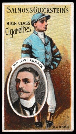 Salmon & Gluckstein - 'Owners & Jockeys' (c1900) - H. Jones - Mr. J.W. Larnach