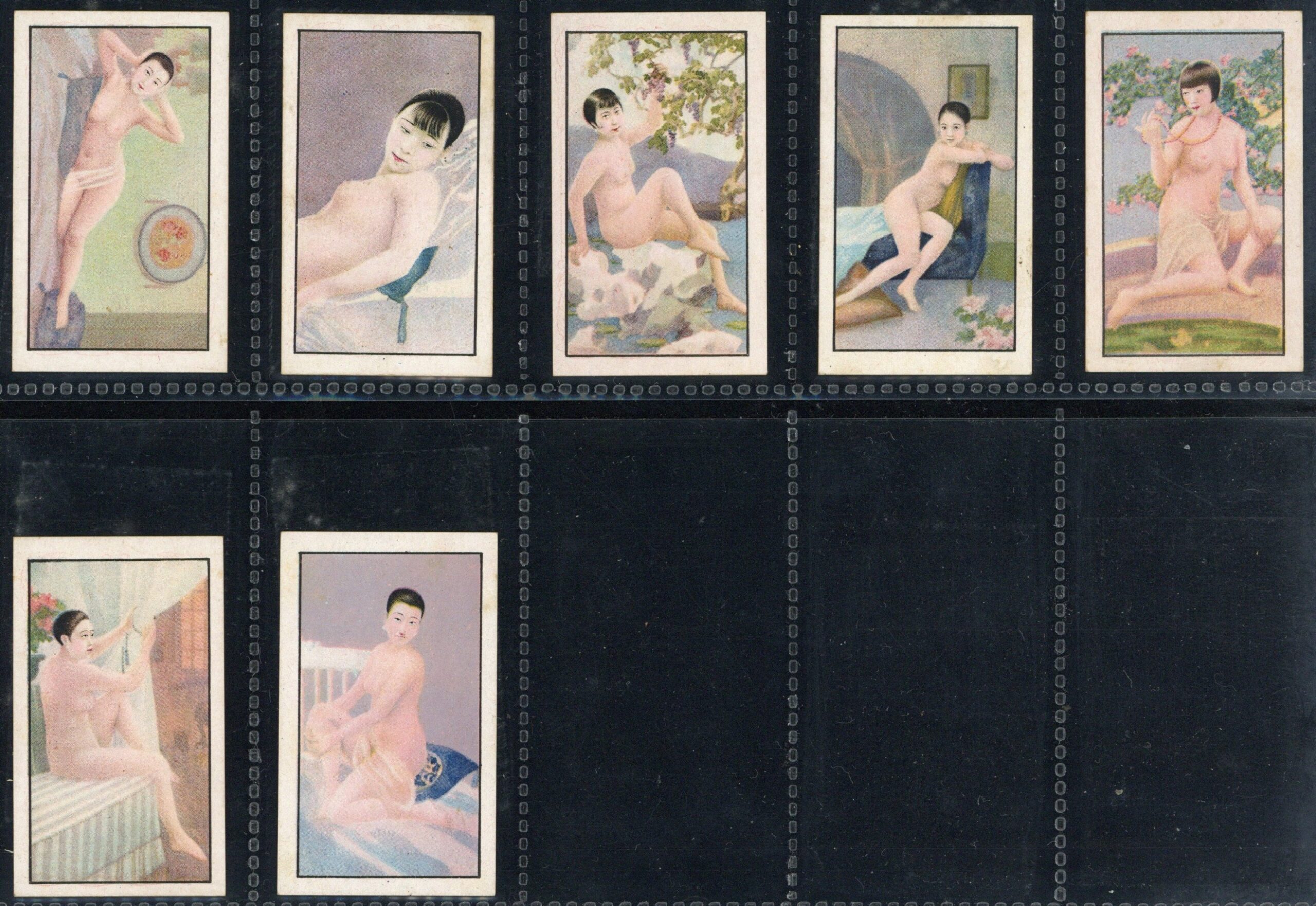 San Shing - 'Chinese Nudes' (c1915) - Part Set San Shing - 'Chinese Nudes' (c1915) - Part Set