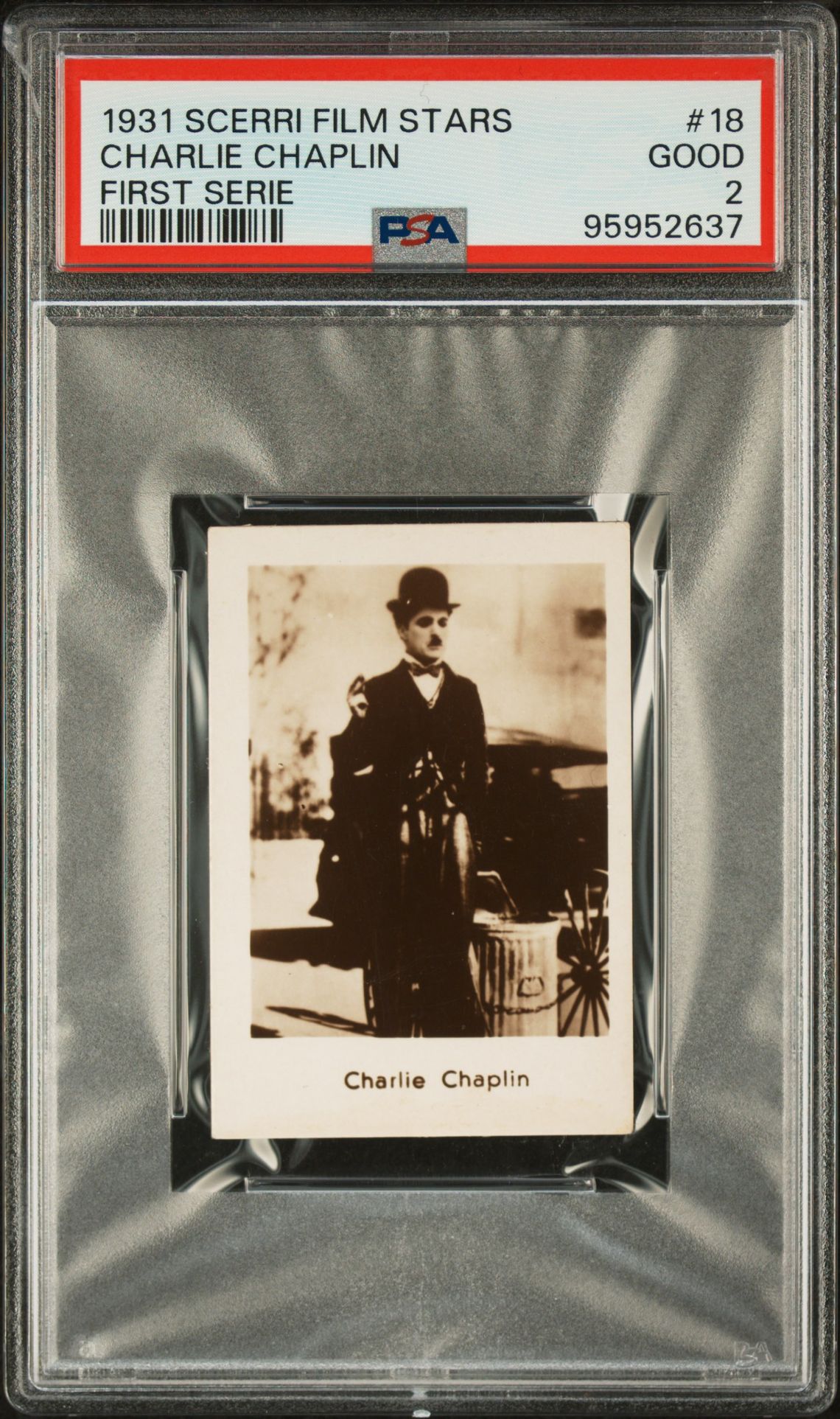 Scerri - Film Stars - Charlie Chaplin **PSA2** Scerri - Film Stars - Charlie Chaplin **PSA2**