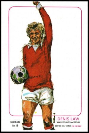 Scottish Daily Express - 'ScotCard - Denis Law (Man Utd)