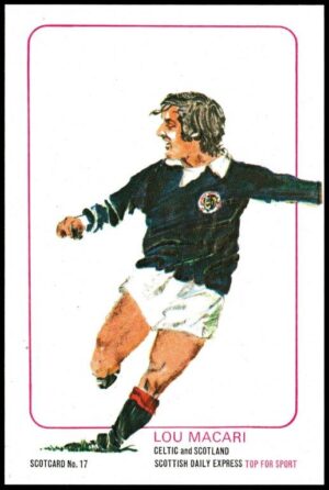 Scottish Daily Express - 'ScotCard - Lou Macari (Celtic)