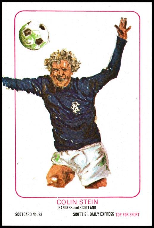 Scottish Daily Express – ‘ScotCard – Colin Stein (Rangers) – CardHawk