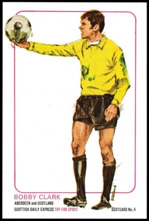 Scottish Daily Express - 'ScotCard - Bobby Clark (Aberdeen)