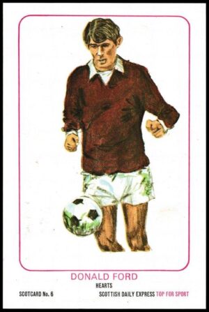 Scottish Daily Express - 'ScotCard - Donald Ford (Hearts)
