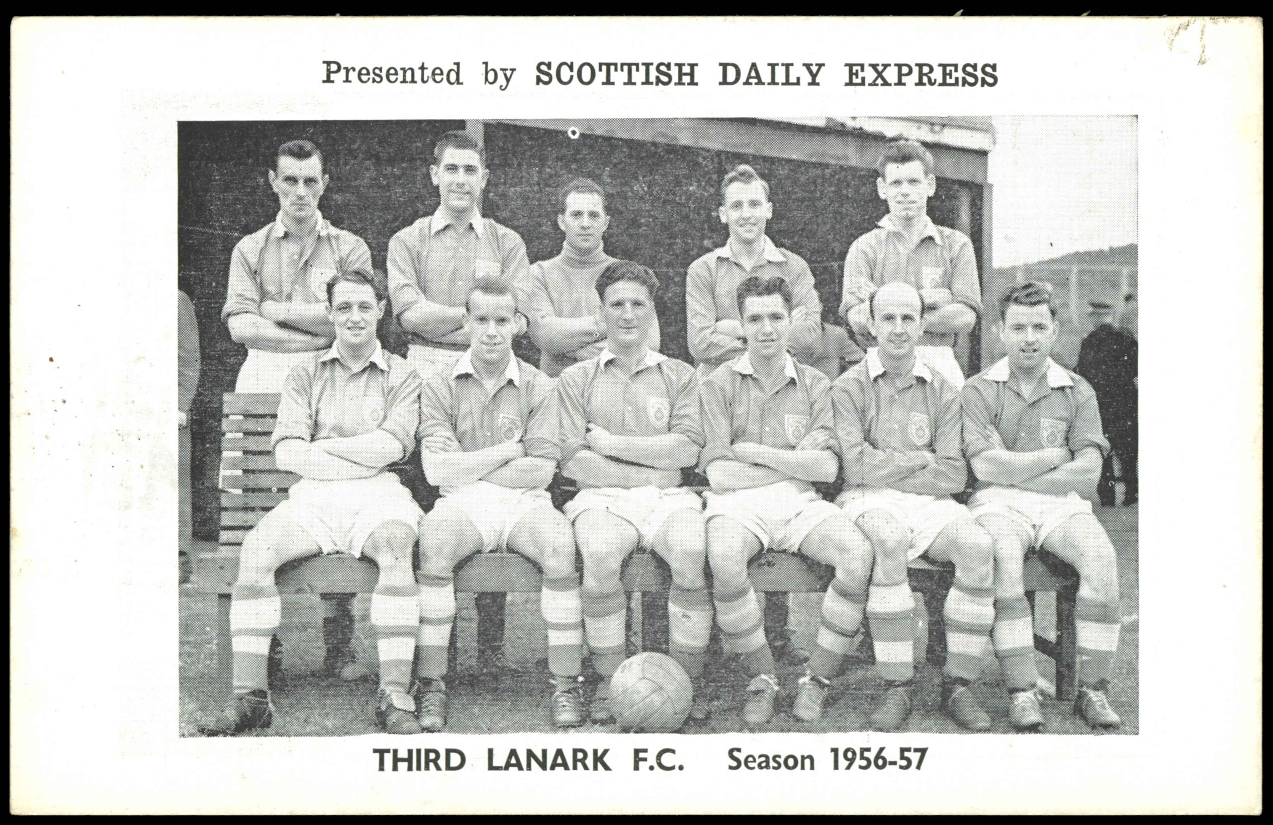 Scottish Daily Express - 'Season 1956-57' (1956) - Third Lanark F.C. Scottish Daily Express - 'Season 1956-57' (1956) - Third Lanark F.C.