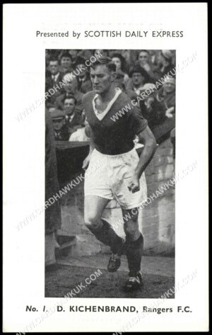 Scottish Daily Express - 'Scottish Footballers' (1957) - D. Kichenbrand (Rangers)