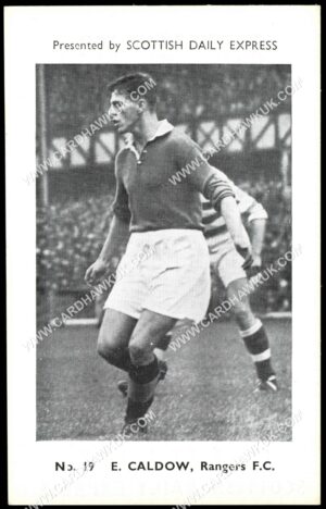 Scottish Daily Express - 'Scottish Footballers' (1957) - E. Caldow (Rangers)