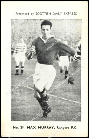 Scottish Daily Express - 'Scottish Footballers' (1957) - Max Murray (Rangers)