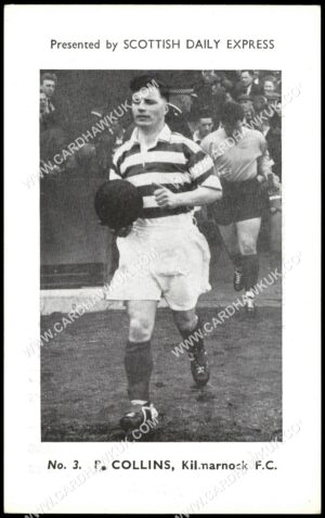 Scottish Daily Express - 'Scottish Footballers' (1957) - R. Collins (Kilmarnock)