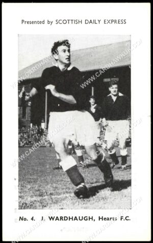 Scottish Daily Express - 'Scottish Footballers' (1957) - J. Wardhaugh (Hearts)