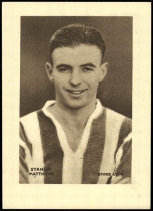 Sherman's Pools - 'Searchlight on Famous Players' (1937) - Stanley Matthews (Stoke City)