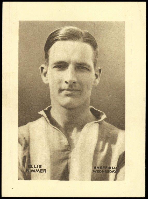 Sherman's Pools - 'Searchlight on Famous Players' (1937) - Ellis Rimmer (Sheffield Wednesday) Sherman's Pools - 'Searchlight on Famous Players' (1937) - Ellis Rimmer (Sheffield Wednesday)