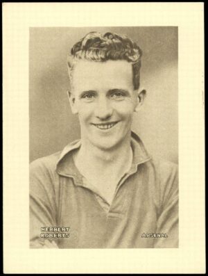 Sherman's Pools - 'Searchlight on Famous Players' (1937) - Herbert Roberts (Arsenal) Sherman's Pools - 'Searchlight on Famous Players' (1937) - Herbert Roberts (Arsenal)