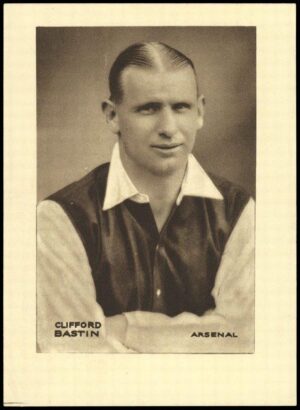 Sherman's Pools - 'Searchlight on Famous Players' (1937) - Clifford Bastin (Arsenal) Sherman's Pools - 'Searchlight on Famous Players' (1937) - Clifford Bastin (Arsenal)