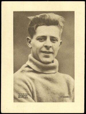 Sherman's Pools - 'Searchlight on Famous Players' (1937) - Edward Sagar (Everton)