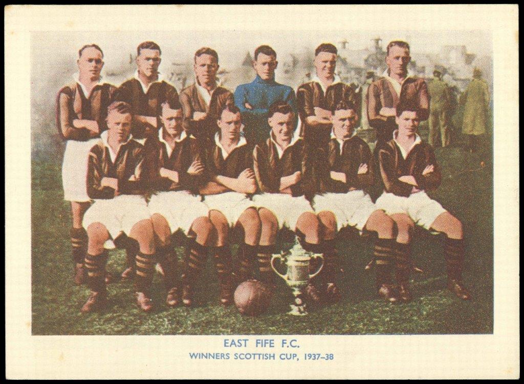 Sherman's Pools - 'Searchlight on Famous Teams' (1938) - East Fife - Winners Scottish Cup 1937-38 Sherman's Pools - 'Searchlight on Famous Teams' (1938) - East Fife - Winners Scottish Cup 1937-38