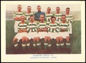 Sherman's Pools - 'Searchlight on Famous Teams' (1938) - Glasgow Celtic - Div 1 Champions 1937-38 Sherman's Pools - 'Searchlight on Famous Teams' (1938) - Glasgow Celtic - Div 1 Champions 1937-38