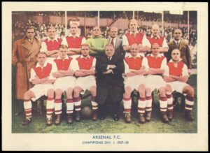 Sherman's Pools - 'Searchlight on Famous Teams' (1938) - Arsenal FC - Champions Div 1 1937-38