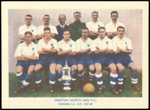 Sherman's Pools - 'Searchlight on Famous Teams' (1938) - Preston North End - FA Cup Winners 1937-38