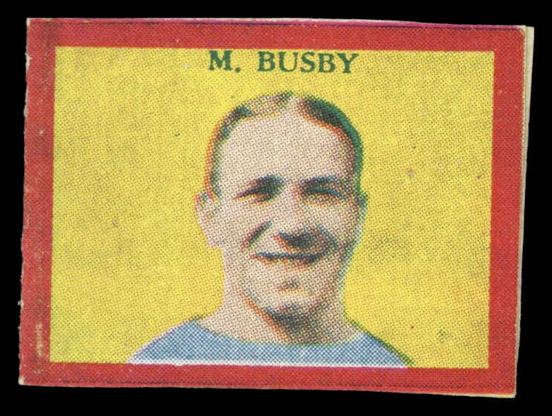 DC Thomson/Skipper - 'The Winner Football Flags' (1934) - Matt Busby (Manchester City) DC Thomson/Skipper - 'The Winner Football Flags' (1934) - Matt Busby (Manchester City)